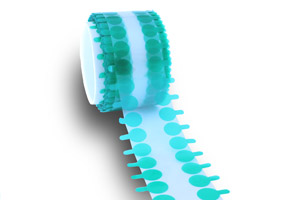 Dischi Adesivi PET con Tab Per Mascheratura ad Alte Temperature. Immagine