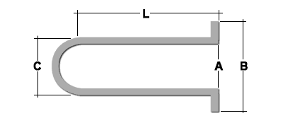 CF 2D drawing with dimensions