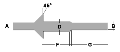 CSINK 2D drawing with dimensions