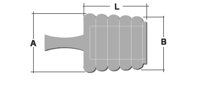 FP 2D drawing with dimensions