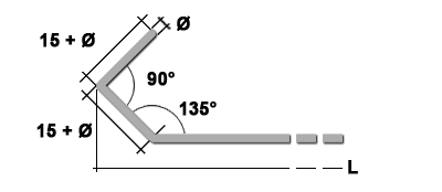 HV 2D drawing with dimensions