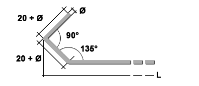 TIPO6 2D drawing with dimensions